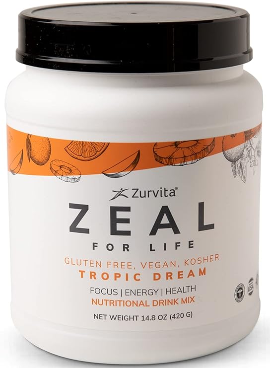 Zurvita Zeal for Life 30Day Wellness Canister Tropic