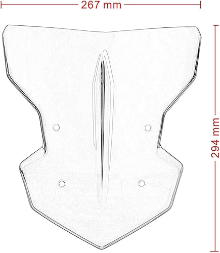 Miniatura 3 de Deflector de carenado delantero para Yamaha para Mt-09 para Fz-09 para Mt09 Fz09 2017-2020 2019 Deflectores de viento de motocicleta para Mt09 Fz09