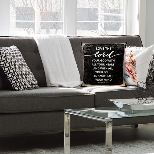 Miniatura 4 de Fundas de cojín decorativas cristianas, fundas de cojín decorativas para sofá, cama, sofá, dormitorio, sala de estar, decoración del hogar, regalos