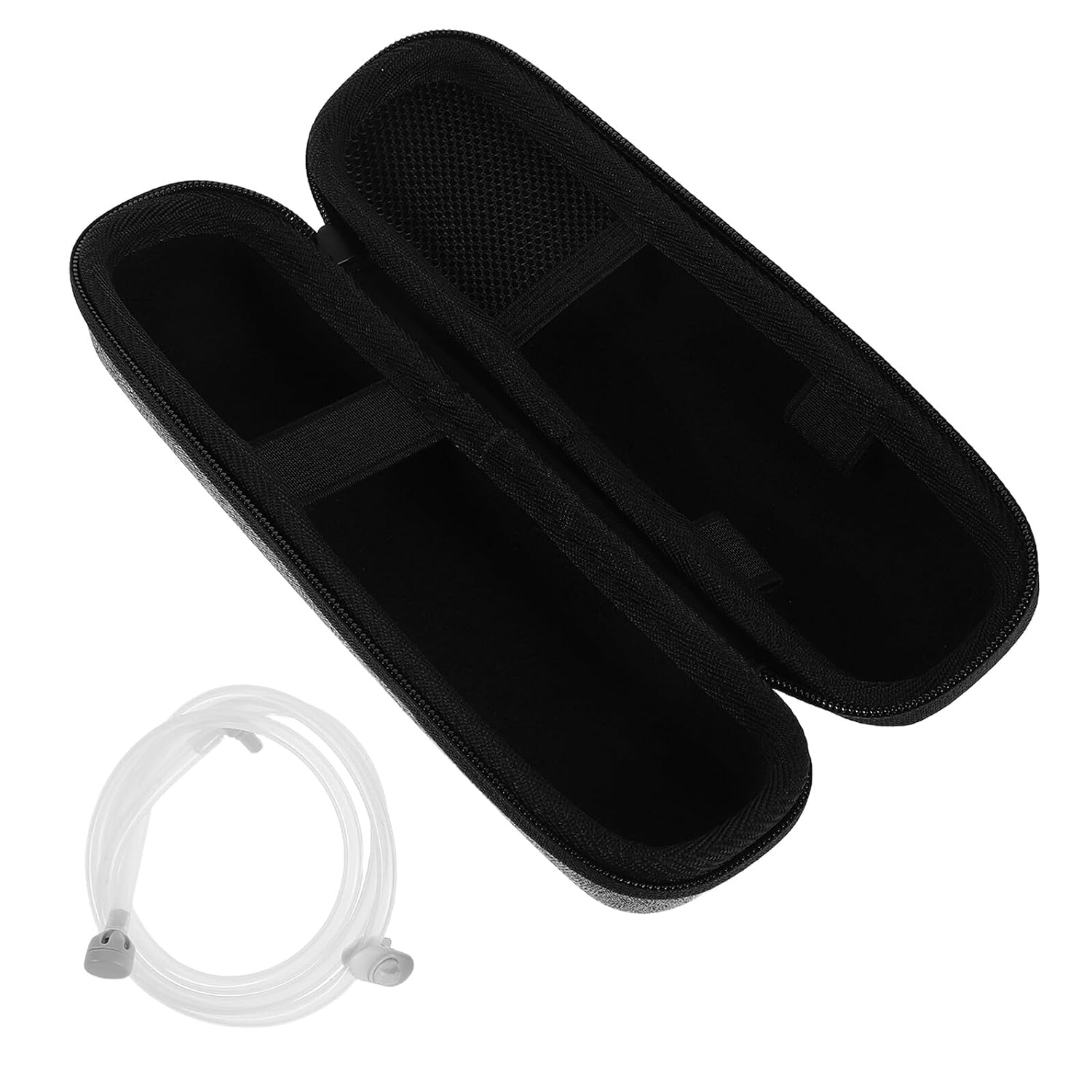 CALLARON Water Flosser Replacement Tubing with Carrying Case, Portable Travel Storage Bag for Oral Irrigator Accessories, Self-priming Water Hose Suitable for Travel and Home Use