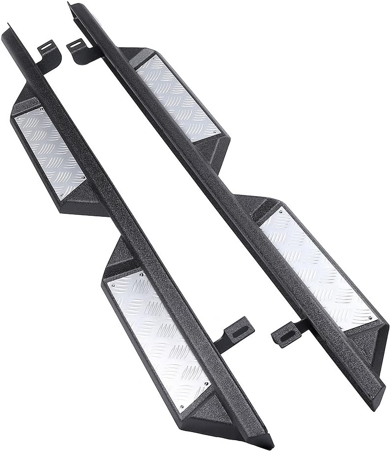 Mallofusa Side Step Nerf Bars Running Boards for 2007-2017 Jeep Wrangler JK 4 Door