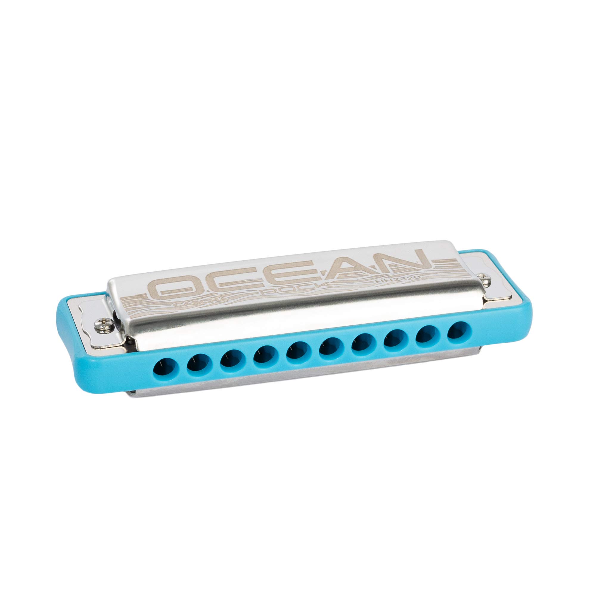 Ocean Rock Harmonica Pack 7 (C-D-E-F-G-A-Bb), 7 armoniche con custodia, blu