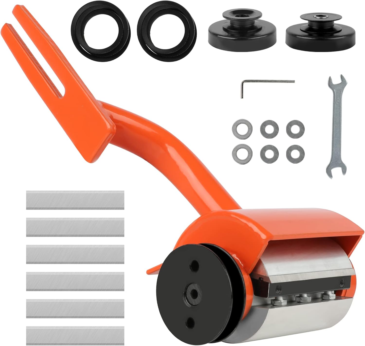 DIYAREA Upgraded Debarking Tool for Logs,Chainsaw Log Debarker,Log