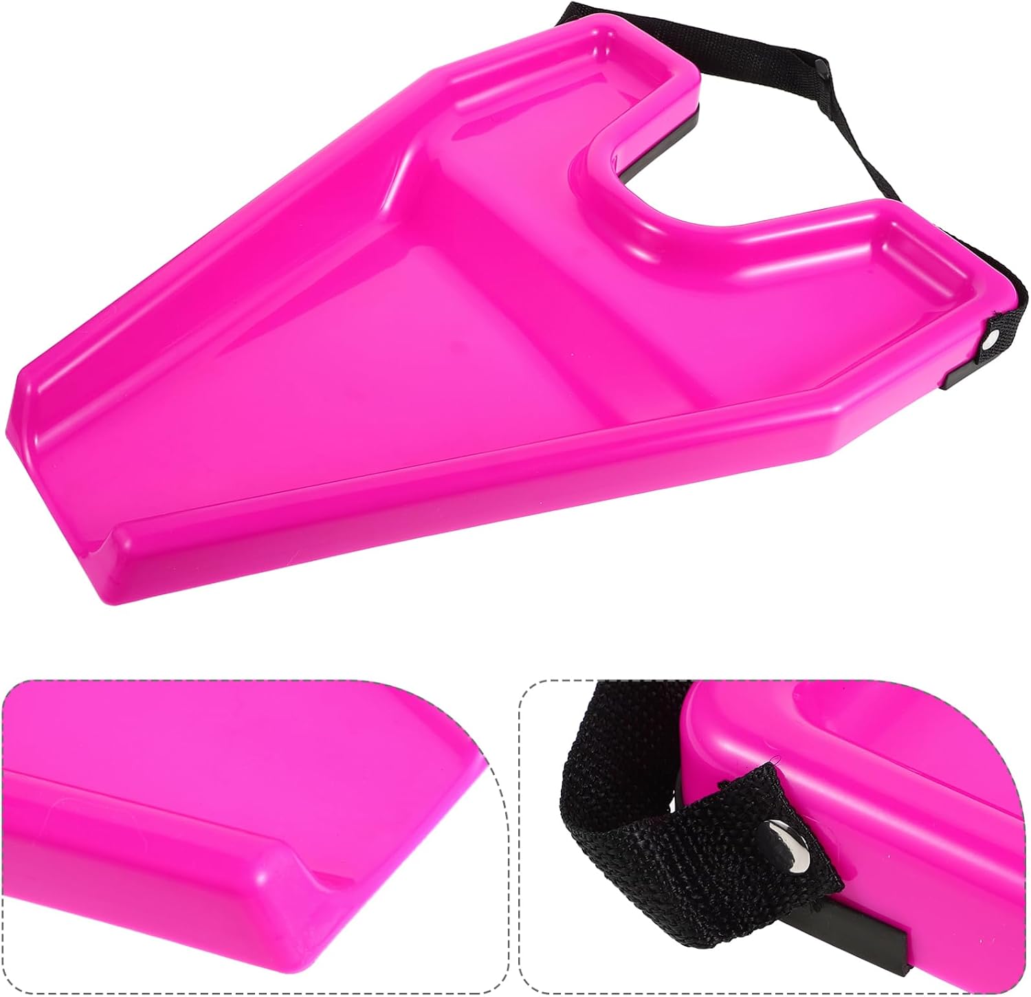 Quick Shampoo Tray for Home Use Portable Hair Washing Aid Keeps Clothes Dry Durable Plastic Shampoo Board for Salon Chair Efficient Hair Rinse