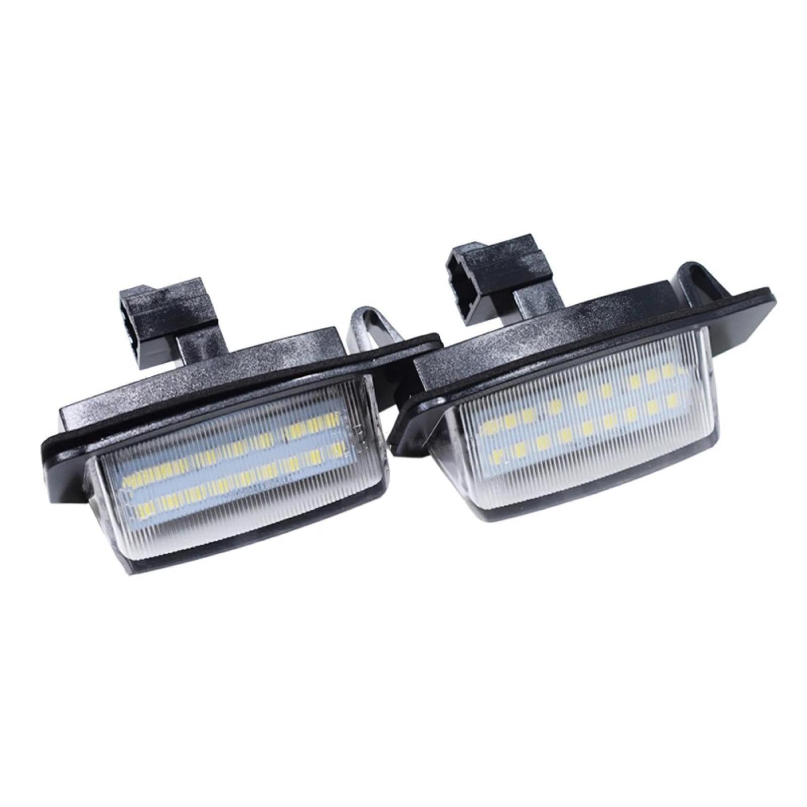 Luz de matrícula para Citroën C-Crosser y C-Zero con dos lámparas traseras LED de posición