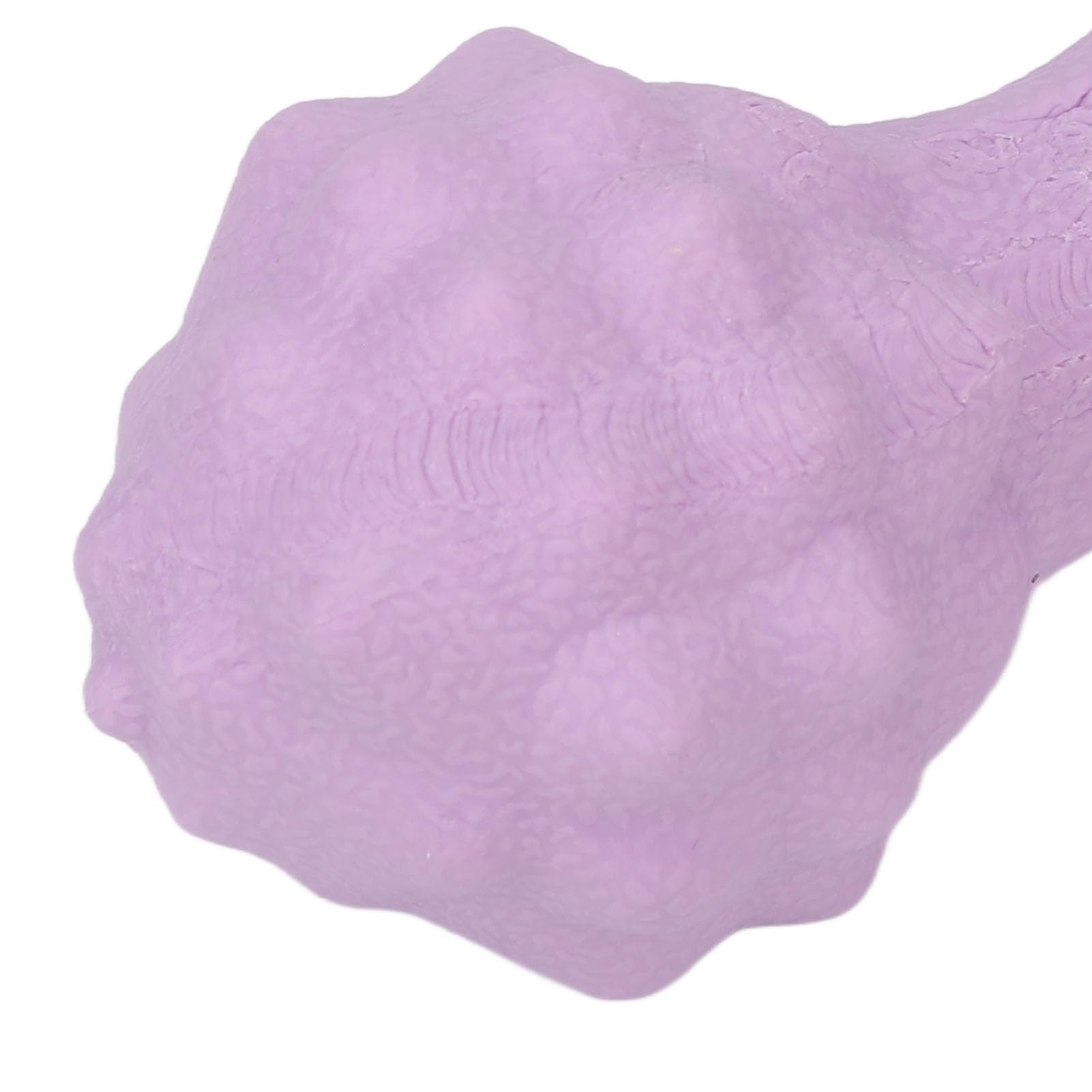 Hidyliu Balle de massage double lacrosse multi-directionnelle en forme d'arachide pour soulager le stress et améliorer la posture Matériau TPR souple 12,5 x 5 cm (violet)