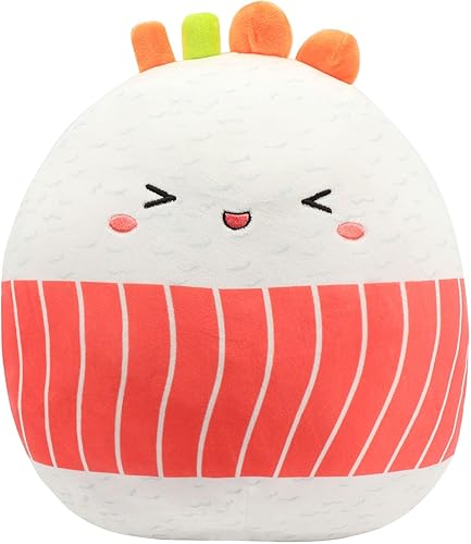 Almohada de peluche de sushi de 12 pulgadas, bonita almohada suave para abrazar, juguete de peluche de animales de peluche de cumpleaños, Navidad,