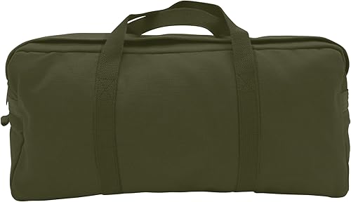 Miniatura 10 de Rothco Bolsa de herramientas estilo petrolero de lona, 19 "x 9" x 6", Negro -, Bolsa de herramientas