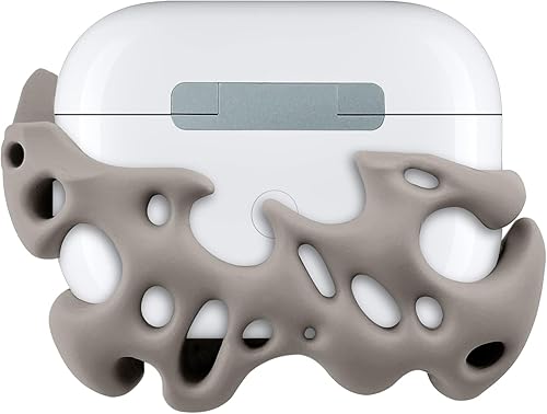 Miniatura 10 de Funda compatible con AirPods Pro 2, funda única de silicona suave 3D para AirPods Pro 21 (20222019) (negro)