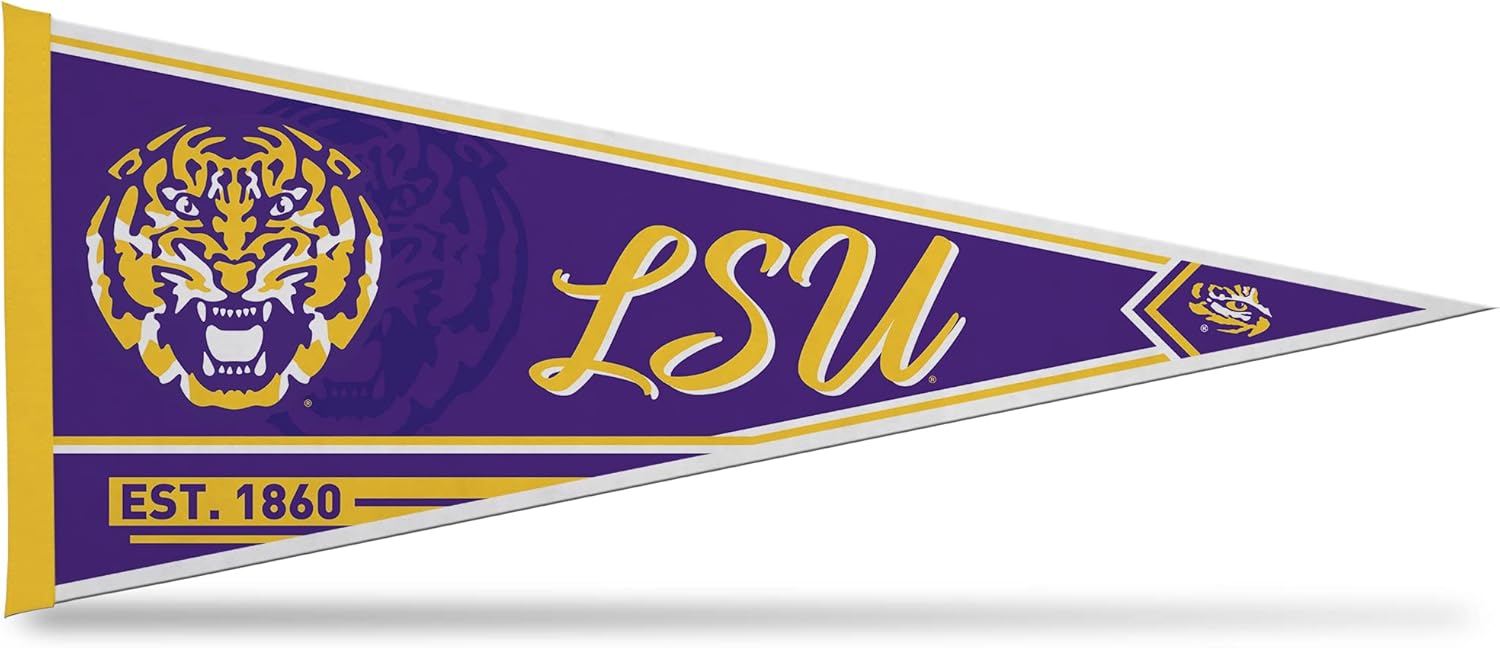 Rico Industries NCAA Classic 12" x 30" Felt Wall Décor Pennant - Great for Home/Bed Room/Man Cave Décor