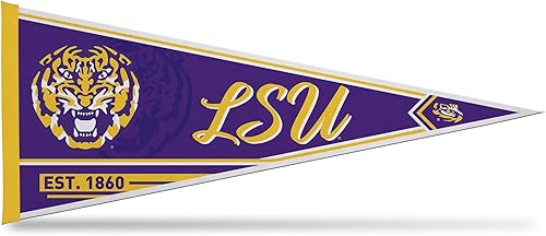 Vista 125 de Rico Industries NCAA Banderín Clásico de Fieltro para Decoración de Pared de 12" x 30" - Ideal para Decoración del Hogar/Dormitorio/Cueva de Hombre