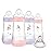 MAM 9oz Easy Start Anti-Colic Baby Bottles, Medium Flow with Bonus Fast Flow Nipple, Breastfeeding-Like Silicone, Reduces Colic and Gas, Easy-to-Clean, BPA-Free, 2 Plus Months
