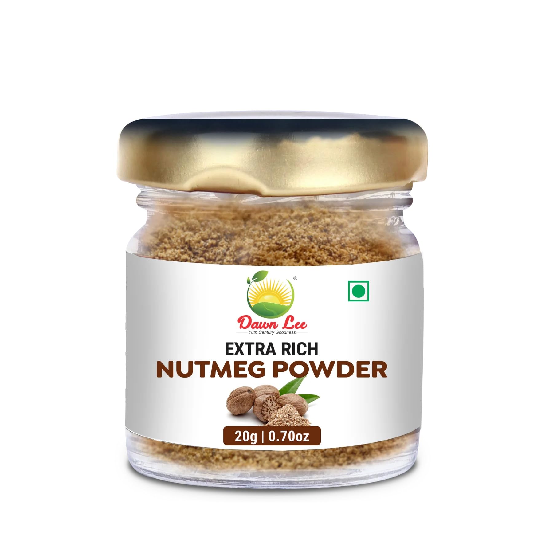 Dawn Lee Nutmeg Powder | Ground Jaiphal | Zero added Colours, Fillers, Additives & Preservatives | Farm Fresh, Premium Grade Quality, Natural & Fresh (B0BTTG159C) Amazon Price History, Amazon Price Tracker