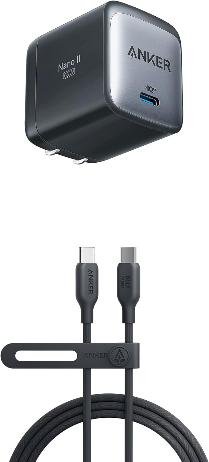 Anker 543 USB C to USB C Cable (100W 6ft), USB 2.0 Bio