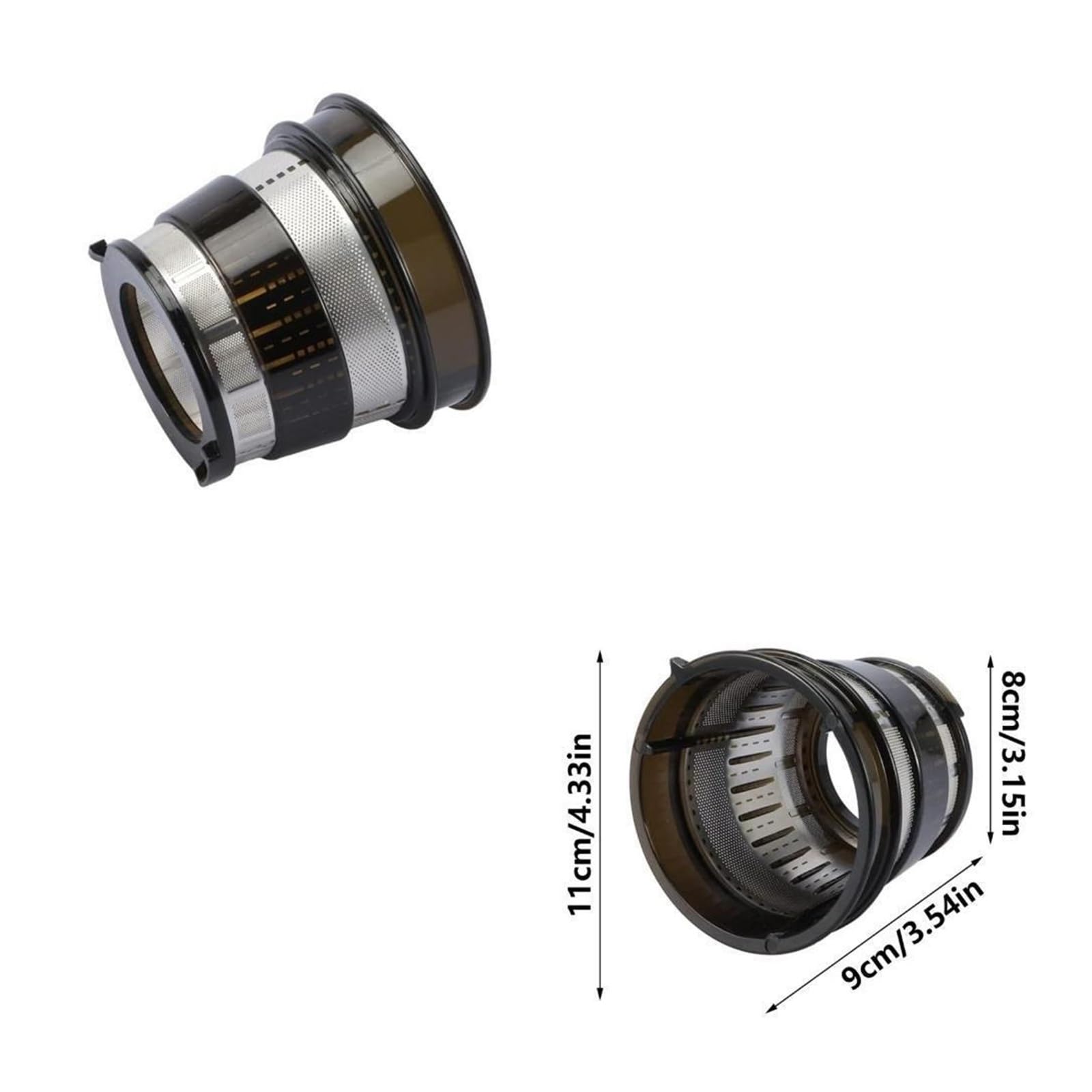 A6HB Componente For Elettrodomestico Da Cucina Filtro A Rete Filtro For Macchina For Spremitura Struttura In Plastica E Acciaio Inossidabile For Spremitura