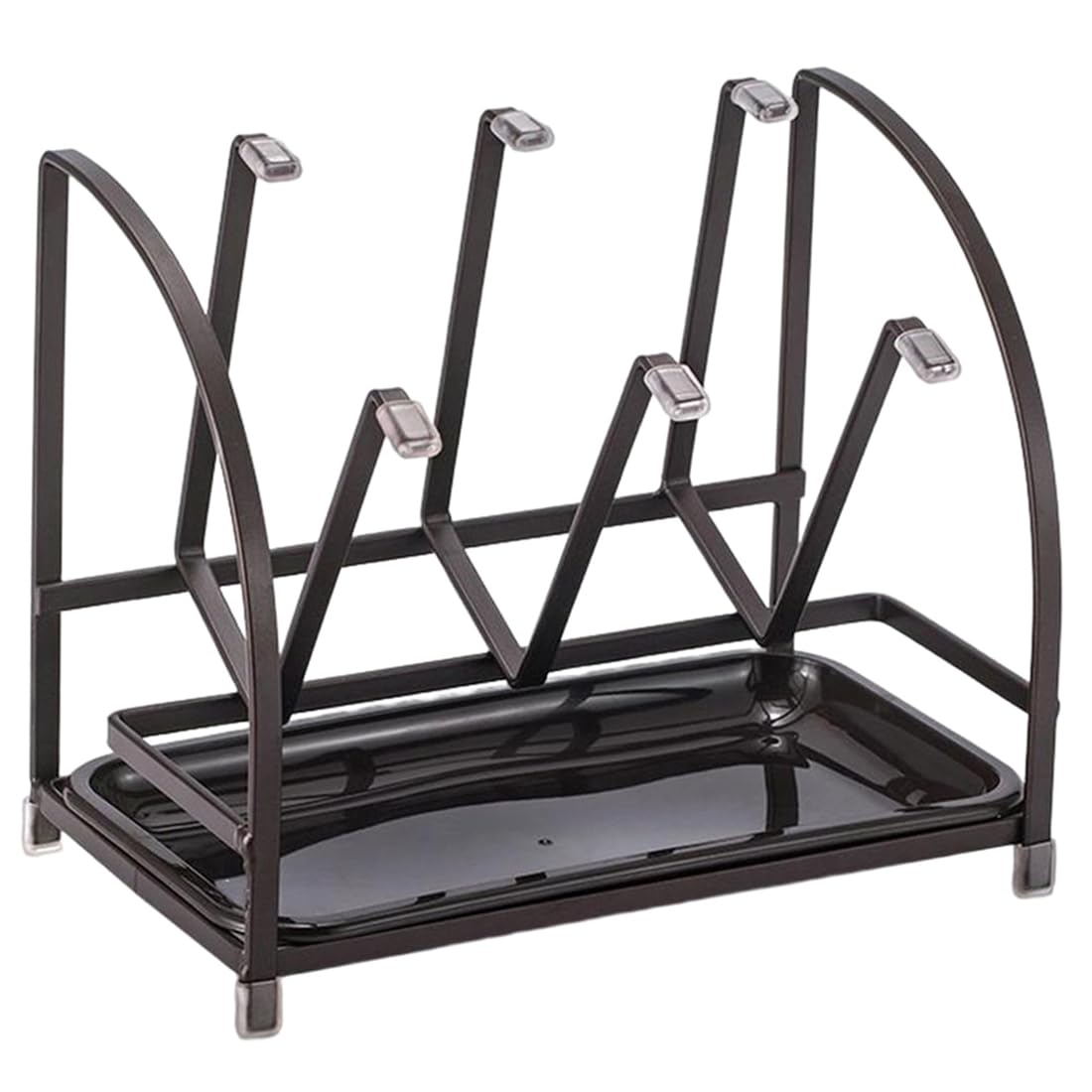 IJSDNVJNDX Cup Drying Rack Stand Modern Design with Drain Tray for Mugs Home Kitchen Bottle Storage