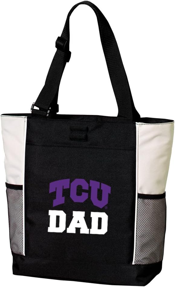 Broad Bay TCU Dad Tote Bags Texas Christian University Dad Totes Beach Pool Or Travel