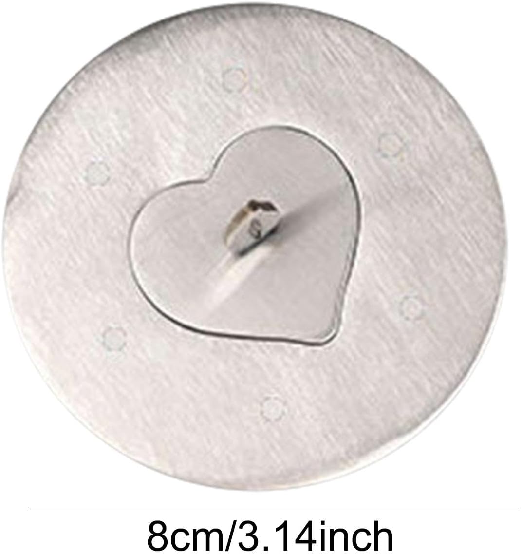2X Candle Toppers Candle Cover Candle Shades Decoration Gifts for Candle Lover Stainless Steel Jar Candle Lid for Living Room