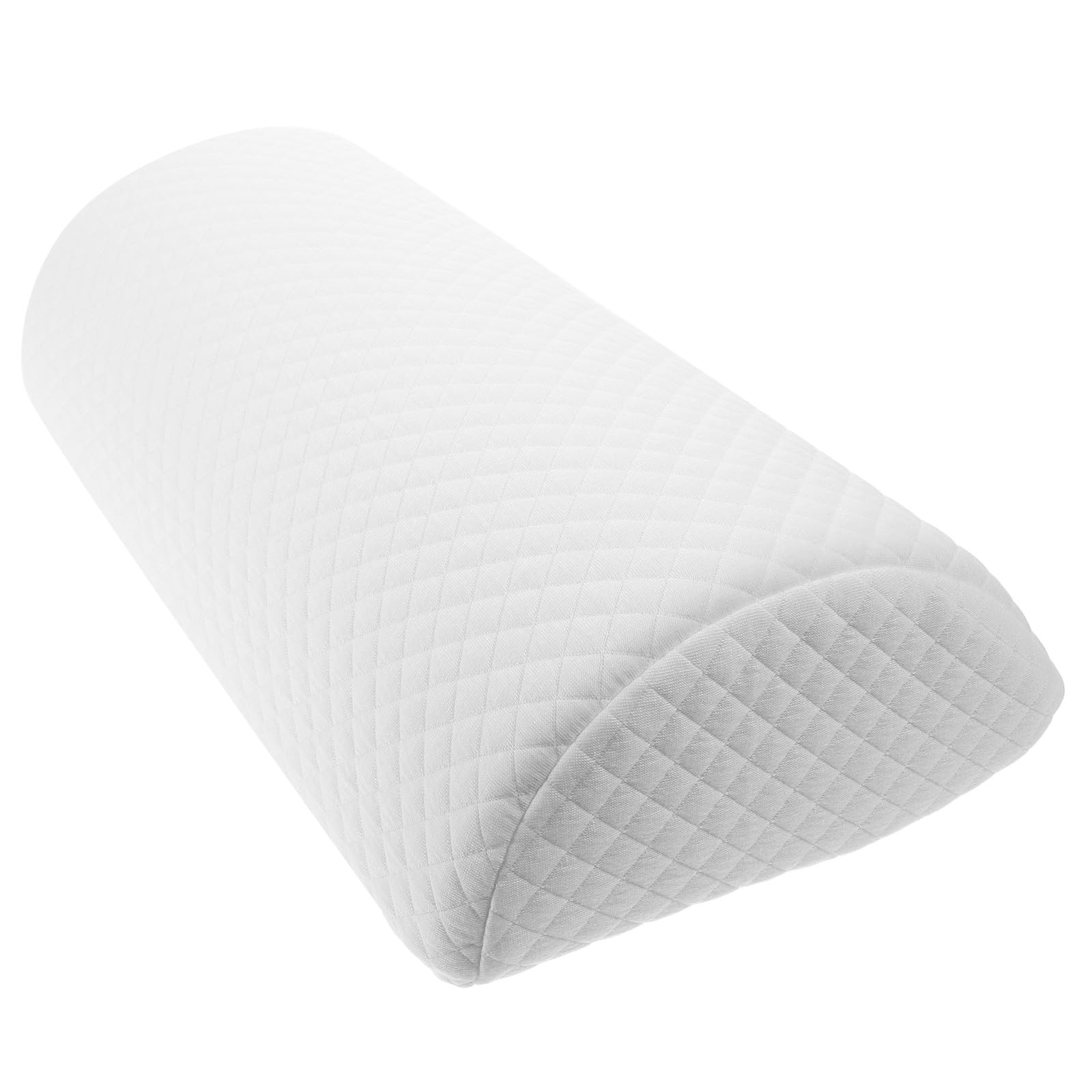 Almohada Rodillas y Piernas de Espuma Viscoelástica Forma de Media Luna, Soporte Cómodo y Fácil de Limpiar para Casa y Oficina