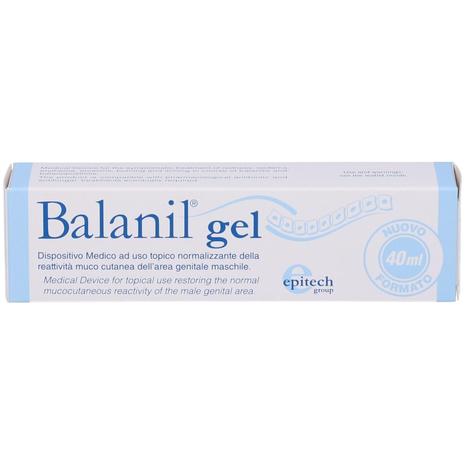 Epitech Group Balanil Gel Dispositivo Medico Area Genitale Maschile, 40ml