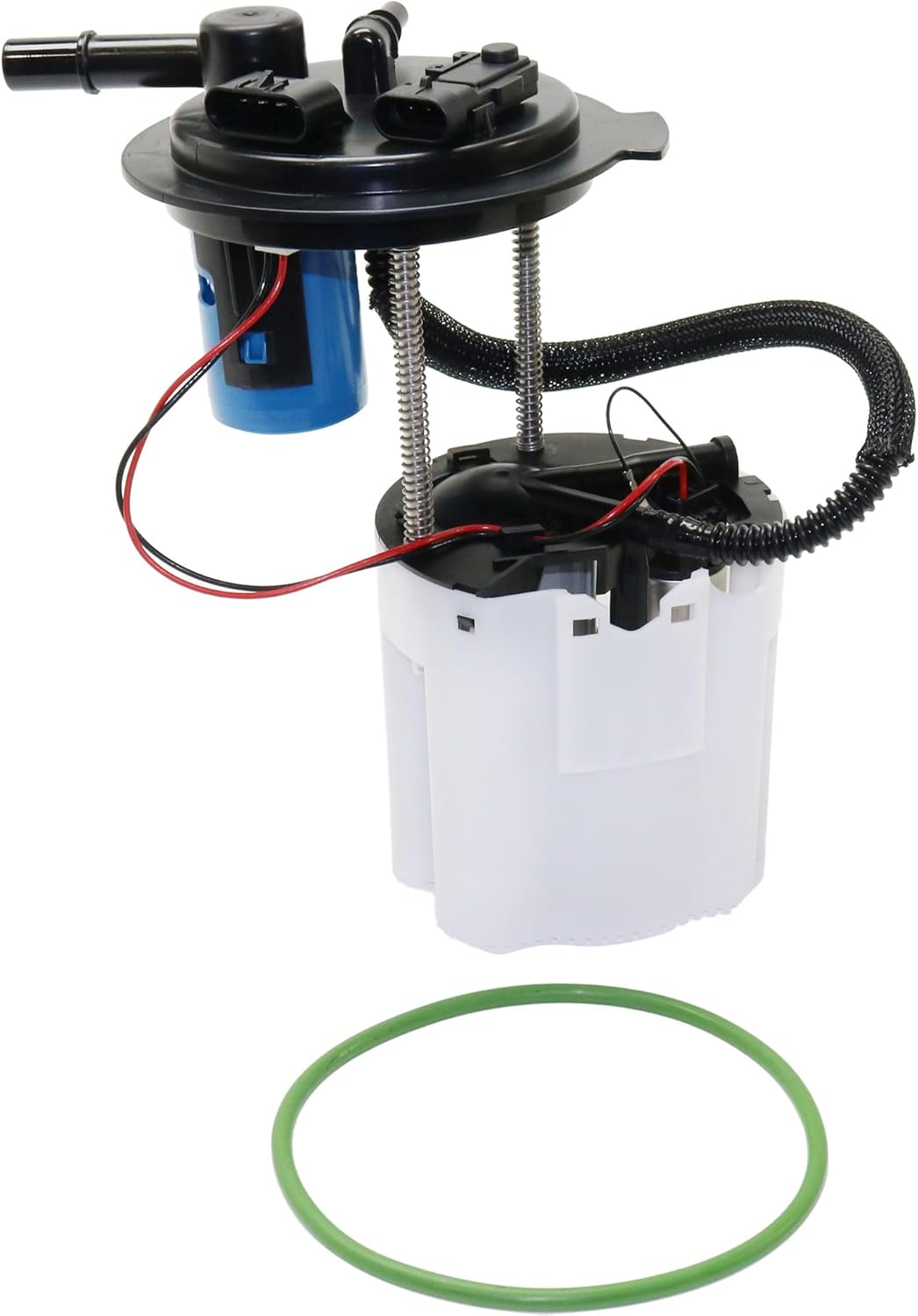 JC Whitney Fuel Pump Compatible with Buick Enclave 2009-2017, Fits Chevy Chevrolet Traverse 2009-2017, 34 gallons/hour, Electric, with Fuel Sending Unit, with Pressure Sensor In-Tank JRC31450004