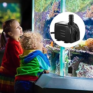Fountain Pump, 400GPH Submersible , Durable 25W Outdoor Water Pump with 6.5ft Power Cord, 3 Nozzles for Aquarium, Pond, Fish Tank, Water Pump Hydroponics, Backyard Fountain Fountain Pump 400GPH Submersible Durable 25W Outdoor Water Pump with 65ft Power Cord 3 Nozzles for Aquarium Pond Fish Tank Water Pump Hydroponics Backyard Fountain