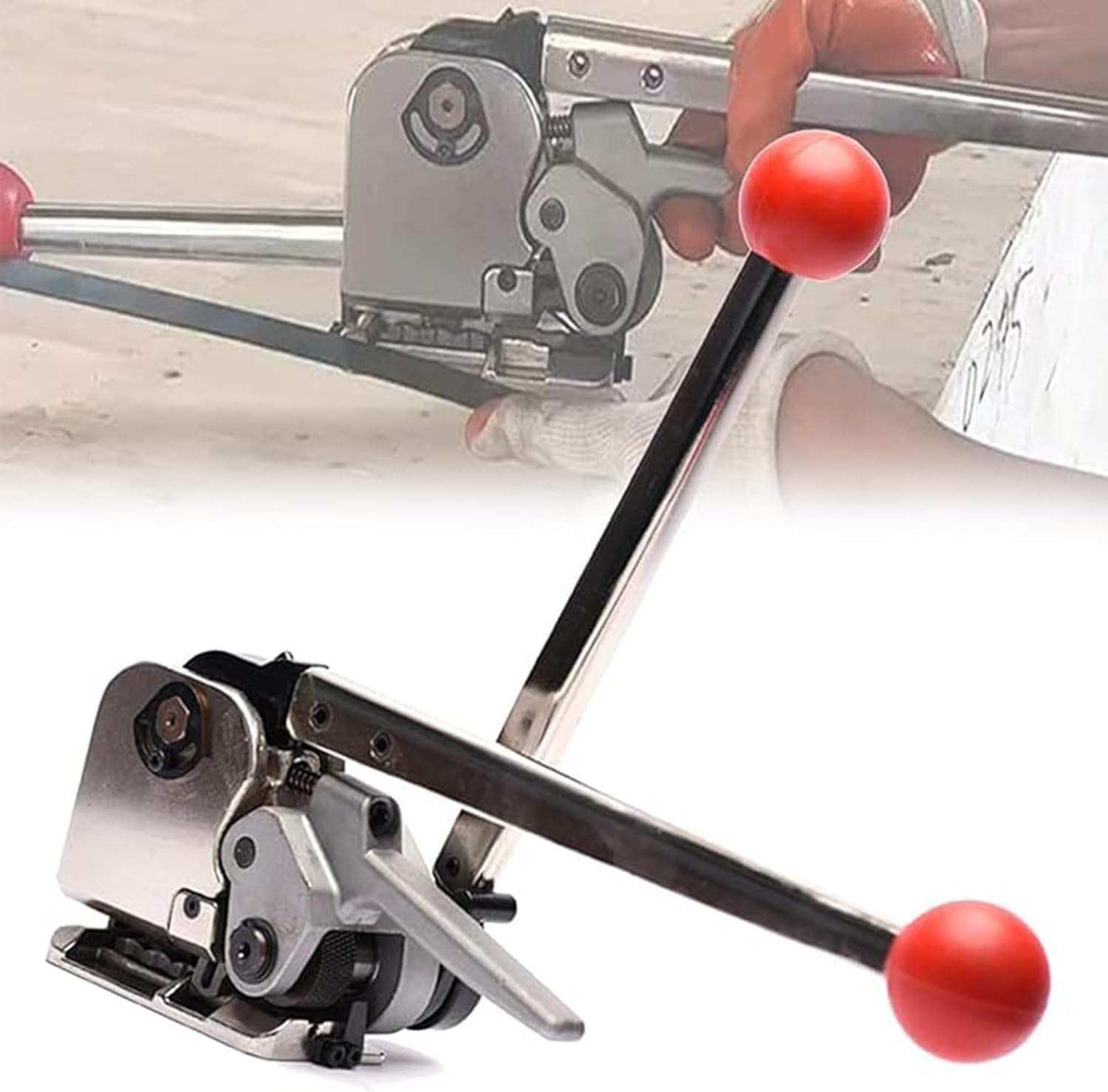 Herramientas de flejado de acero, tensor y cortadores de metal para madera, aluminio, soluciones de embalaje duraderas