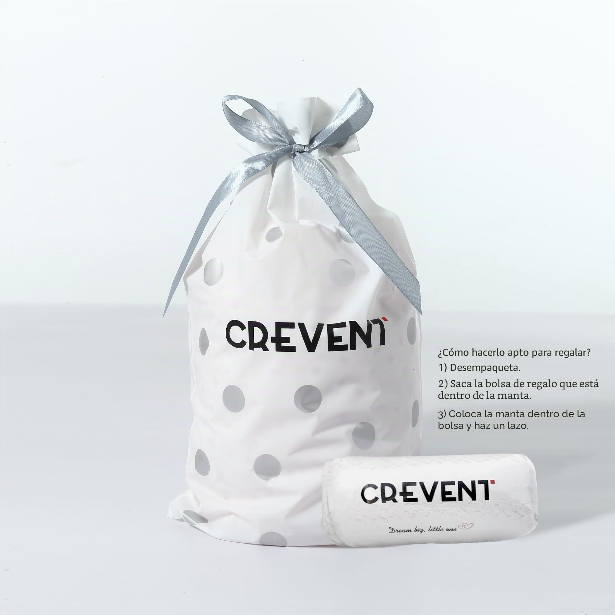 CREVENT Cómoda Manta de apego para bebé, edredón de bebé para recién Nacidos, Regalo de cumpleaños (Ciervo)