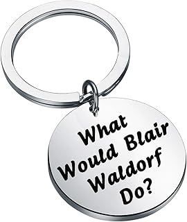 Gossip Girl Gift Blair Waldorf Keychain Gossip Girl Fans Gift Chuck Bass