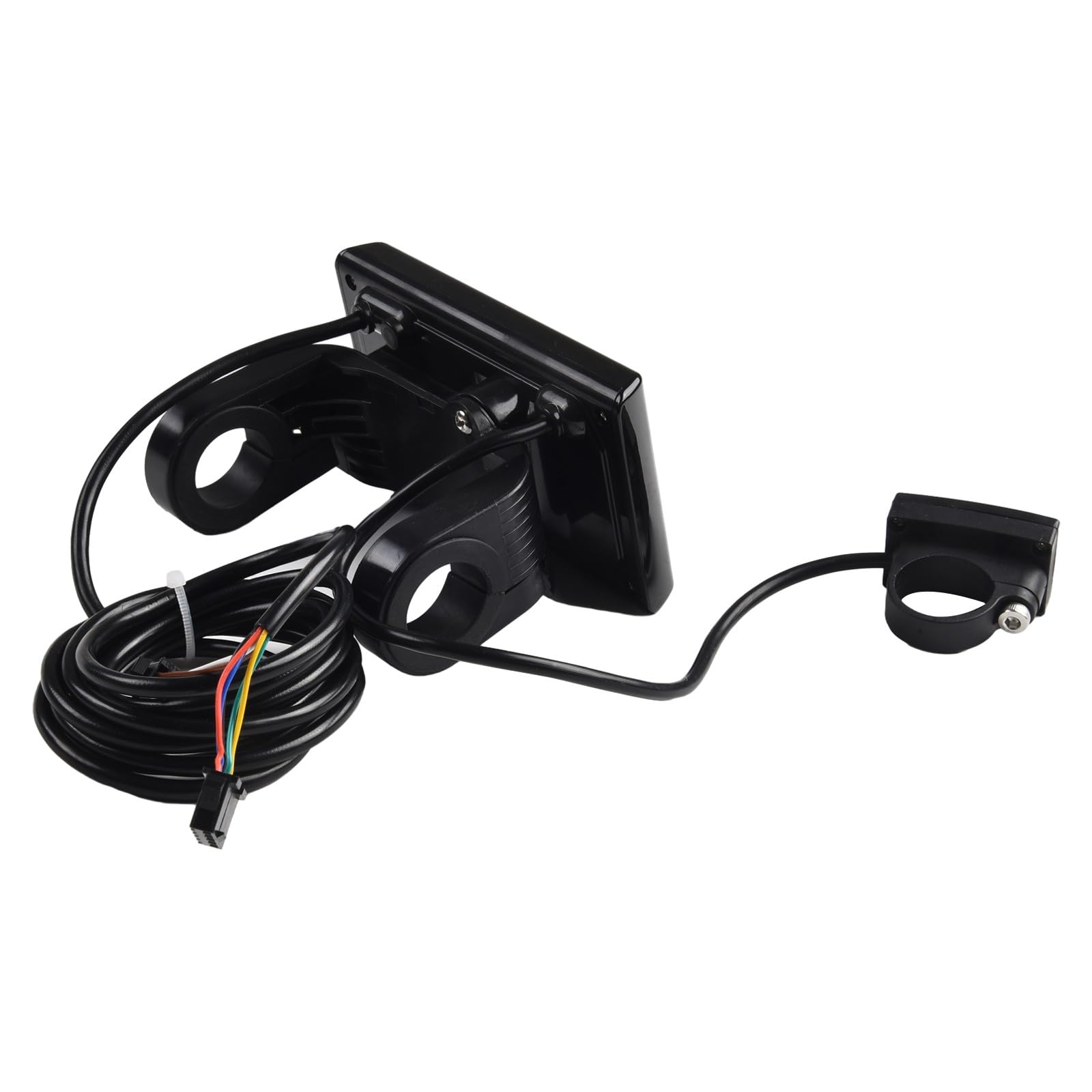 Pantalla LCD S900 para bicicleta eléctrica 24 V-72 V, velocímetro con velocidad, tiempo, potencia, temperatura, protocolo UART, compatible con manillar de 22,2 mm, cable de 180 cm, color