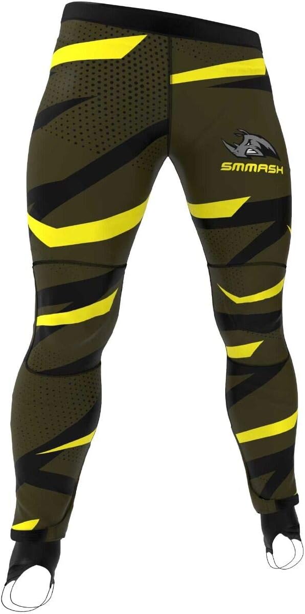 SMMASHSMMASH Men's Running Trackster Leggings Long, Professional Sportswear Thermo Running Pants Breathable and Light for OCR Running, Mountain Running Pants, Off-Road Running