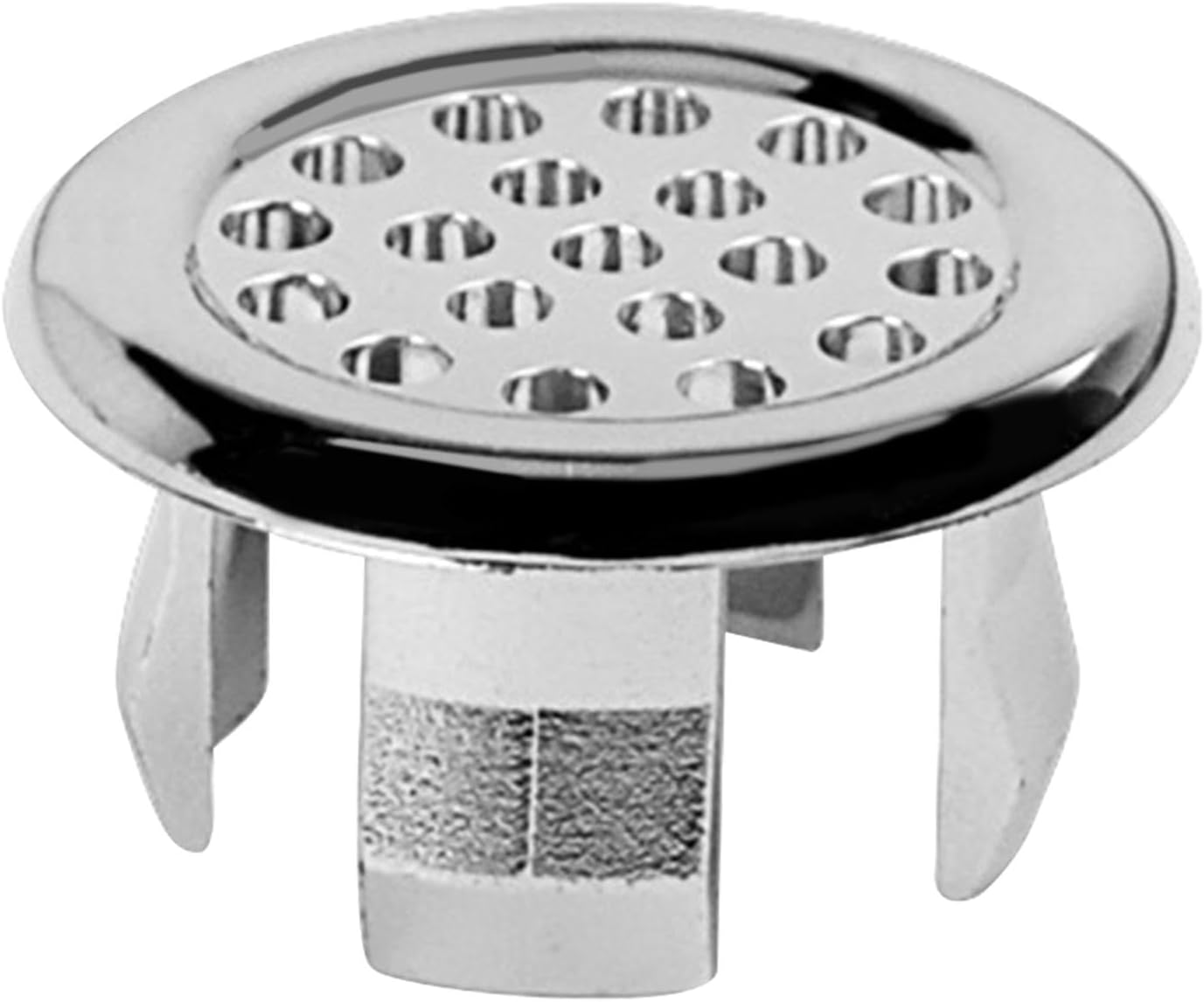 Sink Overflow Ring, 30-35MM Double Layer Sink Overflow Cover, Replacement Stainless Steel Sink Hole Cover, Silver Bath Overflow Cover Sink Overflow Cap, for Kitchen Gadgets