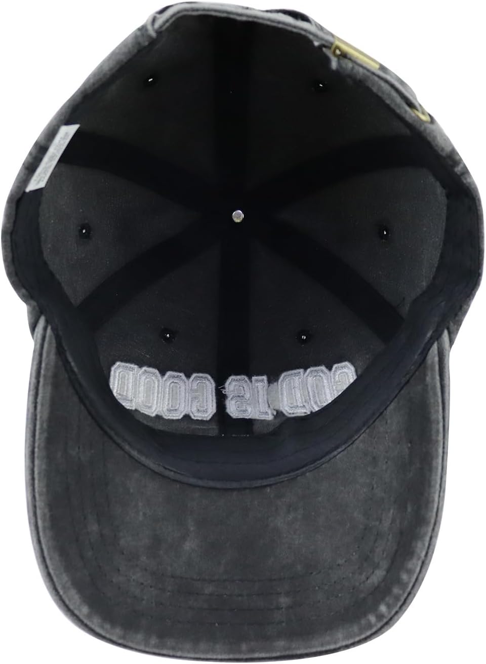 God is Good All The Time Hat for Men Women, Funny Adjustable Cotton Embroidered Jesus Christian Faith Baseball Cap - Image 6