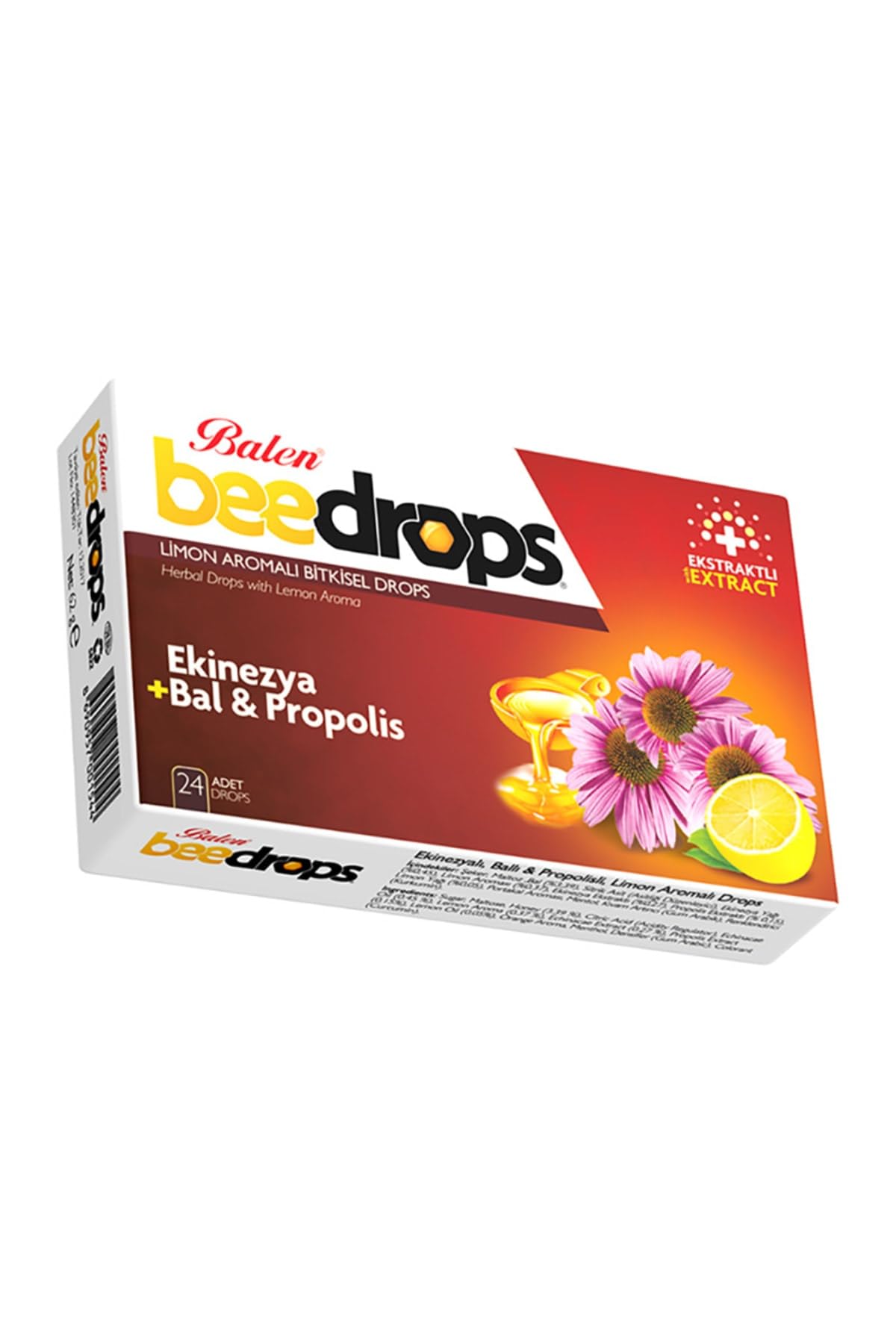 Balen Ekinezya'lı, Ballı, Propolİs'li Limon Aromalı Drops