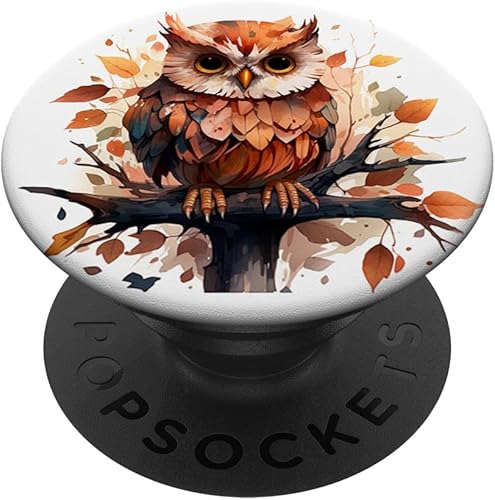PopSockets PopGrip estándar de búho