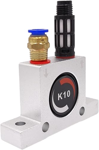 K10 K 14 '' Vibrador neumático de rosca, vibrador neumático de rosca Vibrador de hormigón Tipo de bola Oscilador de turbina de aire de aleación de