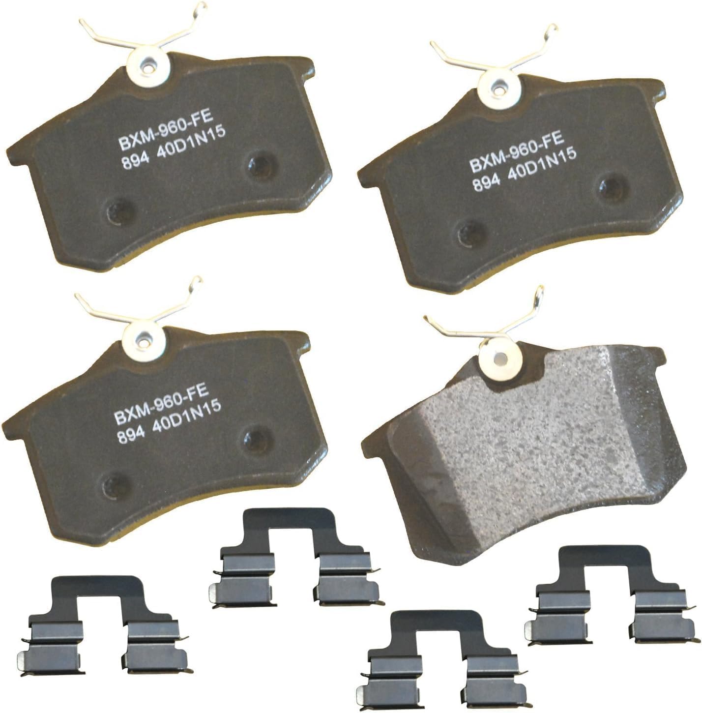 Bendix Premium SBM894 Semi-Metallic Rear Brake Pads for Audi A8 Quattro 2003-2002, TT Quattro 2005, Seat Alhambra 2002