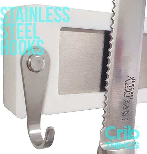 Miniatura 3 de Tira magnética de silicona de 17.7in para cuchillos de cocina doméstica, ideal para talleres de automóviles o cazas, etc.