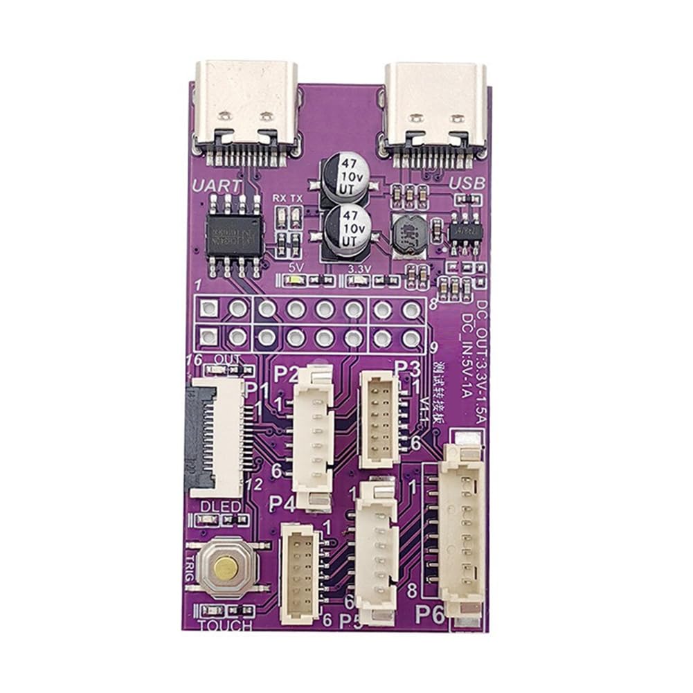 Teuypty Fingerprint Module Test Board Face Recognition Module Development Board,Barcode Scanner Multi-Function Interface Adapter