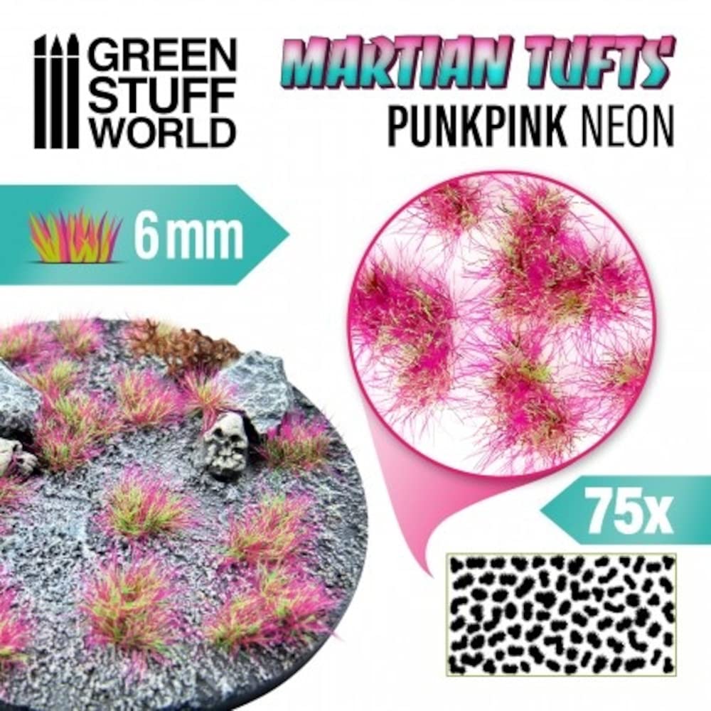 Green Stuff World Martian Tufts - Punkpink Neon