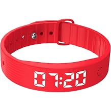 Silent Alarm Wristband | Vibrating Silent Reminder,Silicone Vibration Clock Alarm Wristband - for Kids Couples Daily Sleep Travel Home Bed Bedroom Napping Walking Medication