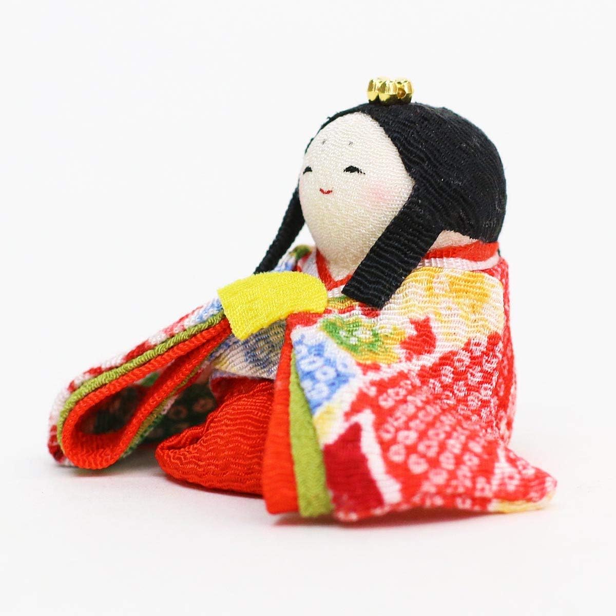 翔玉監修 雛人形親王飾りガラスケース入り・間口約55×奥行約28×高