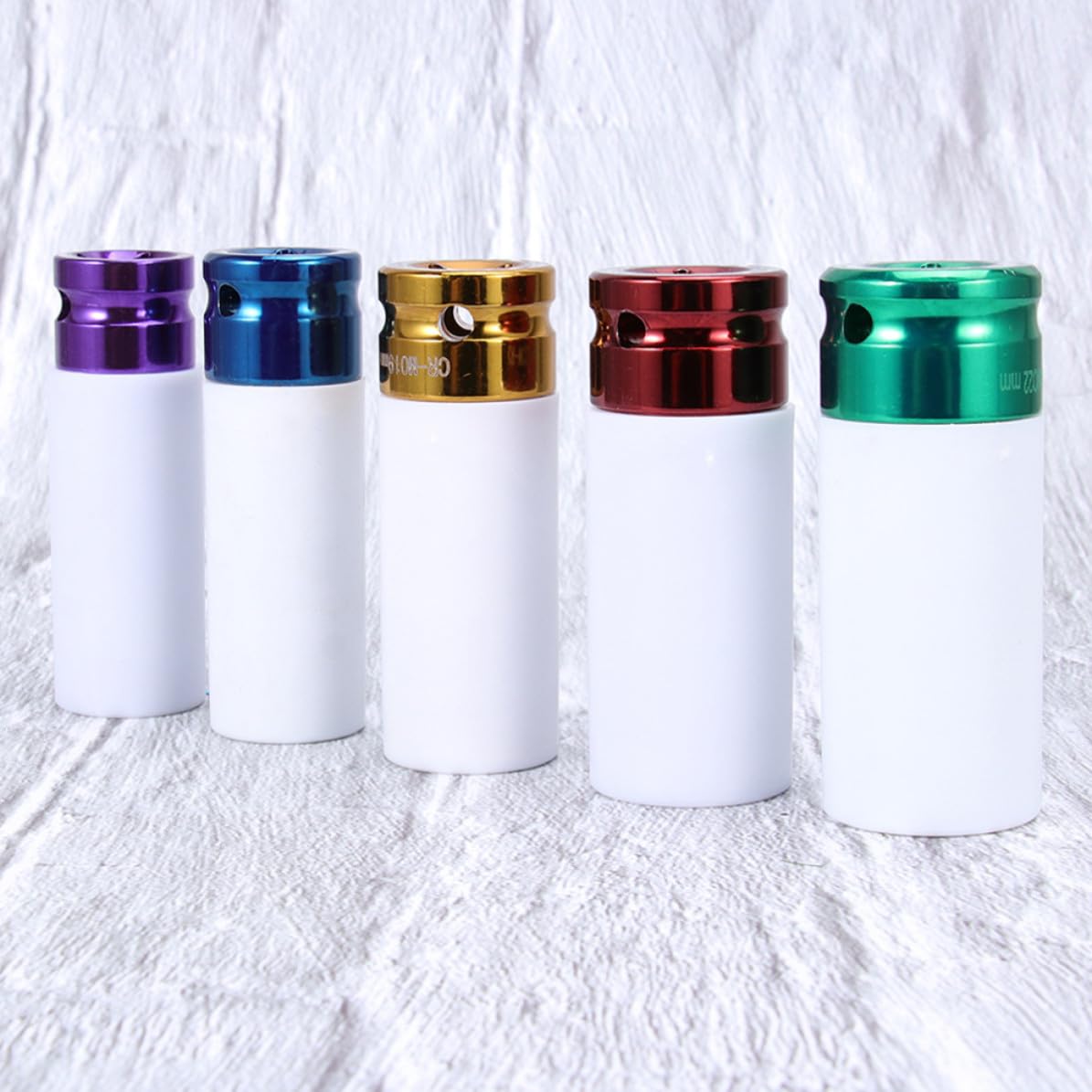 5 Piezas Juego de Vasos Protectores para Tuercas de Rueda 15 17 19