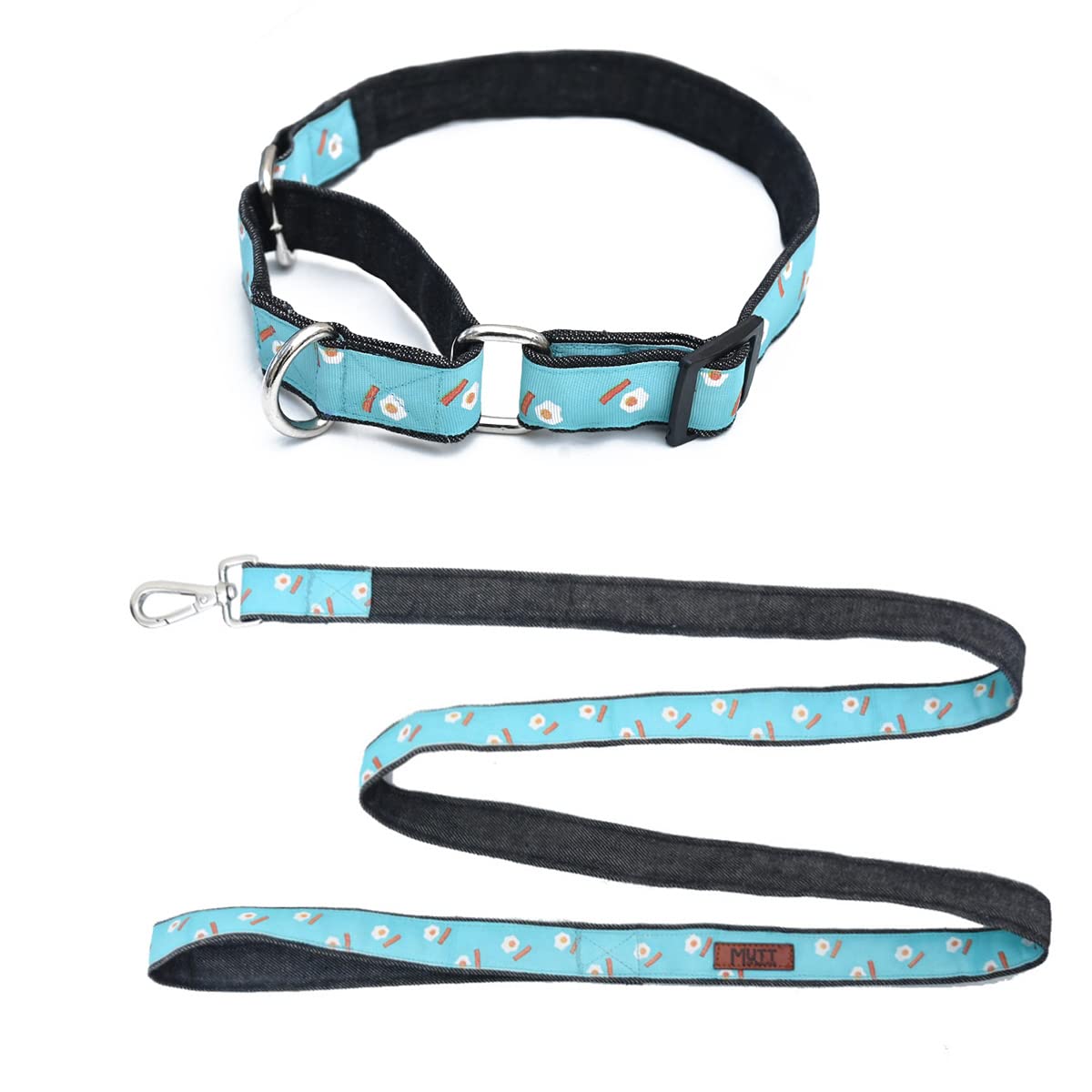 Mutt of Course Eggs N Bacon Martingale Collar (Medium Combo) (B09GKM69RG) Amazon Price History, Amazon Price Tracker