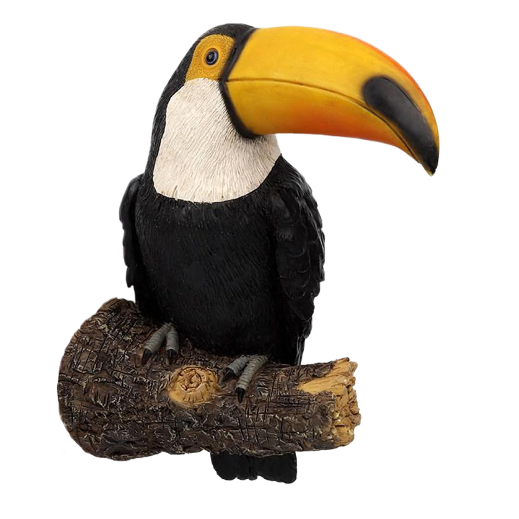 Statue de toucan en résine mignonne et colorée pour la décoration de votre jardin et patio
