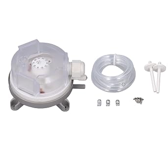 HVAC Differential Pressure Switch Pressure Differential Switch | Waterproof Heating Ventilation Furnace Vent Air Pressure Switch 30300pa Sense 10pa Differential PressureLF32-03