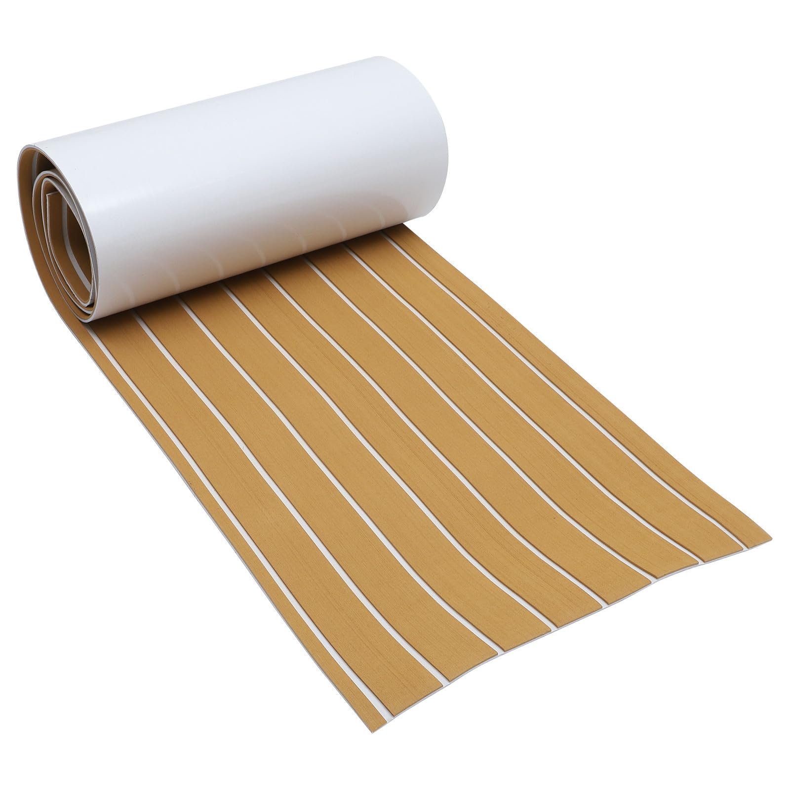 Holibanna Feuille de Terrasse en Eva Antidérapante pour Bateau, Marron