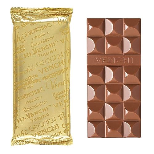 Vista 33 de Venchi Chocolate Blanco con Pistachos y Nueces Saladas