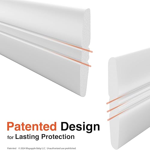 Miniatura 4 de Roving Cove PreFit (ancho) Protector de esquina de borde de chimenea (borde extra ancho de 9 pies, 2 esquinas), protectores de parachoques a prueba