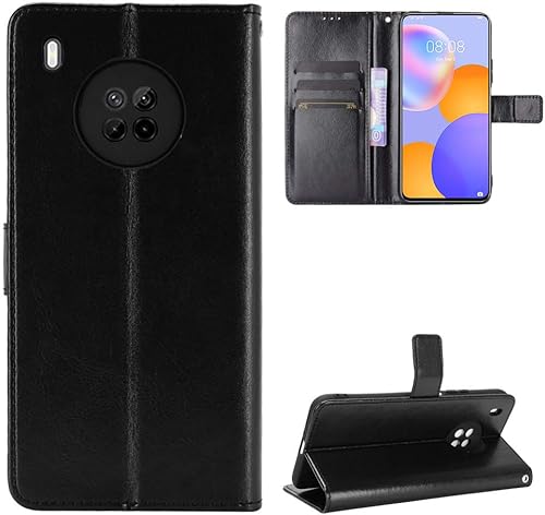 Vista 11 de Funda para Huawei Y9a, Funda de cuero con tapa para Huawei Enjoy 20 Plus 5G FRL-TN00 FRL-AN00a/Y9a FRL-L22 FRL-L23 Funda Marrón
